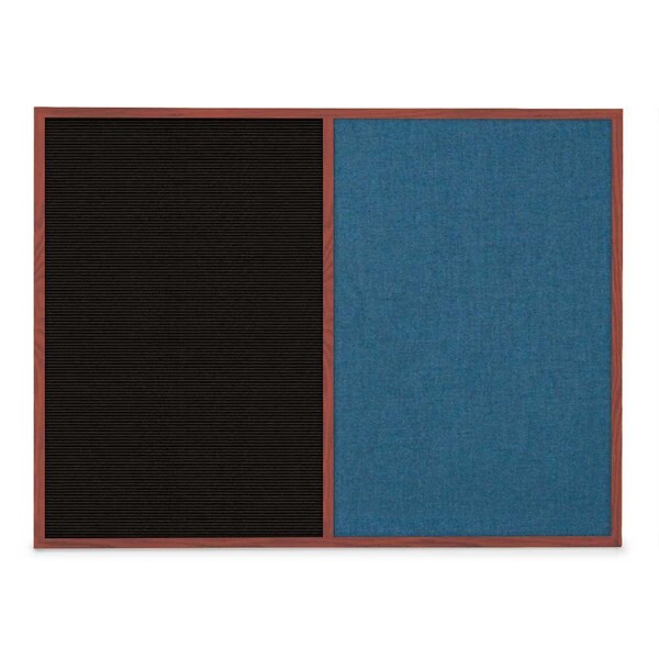 Slim Style Indoor Enclosed Corkboard, 48